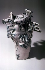 Sculptural pot 1979 by Stephen Benwell