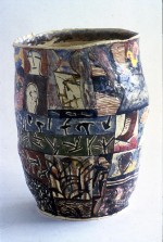 Large vase 1984 by Stephen Benwell