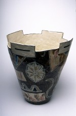 Large vase 1988 by Stephen Benwell