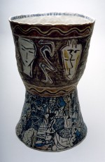 Large vase 1988 by Stephen Benwell