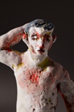 statue, male nude, detail 2010 by Stephen Benwell