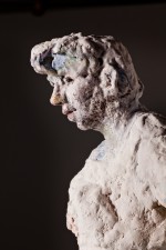 statue, male nude, detail 2011 by Stephen Benwell